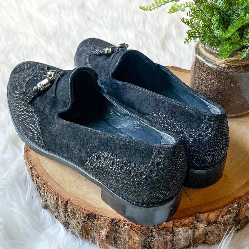 Stuart Weitzman Guything Tassel Wingtip Loafers - image 7